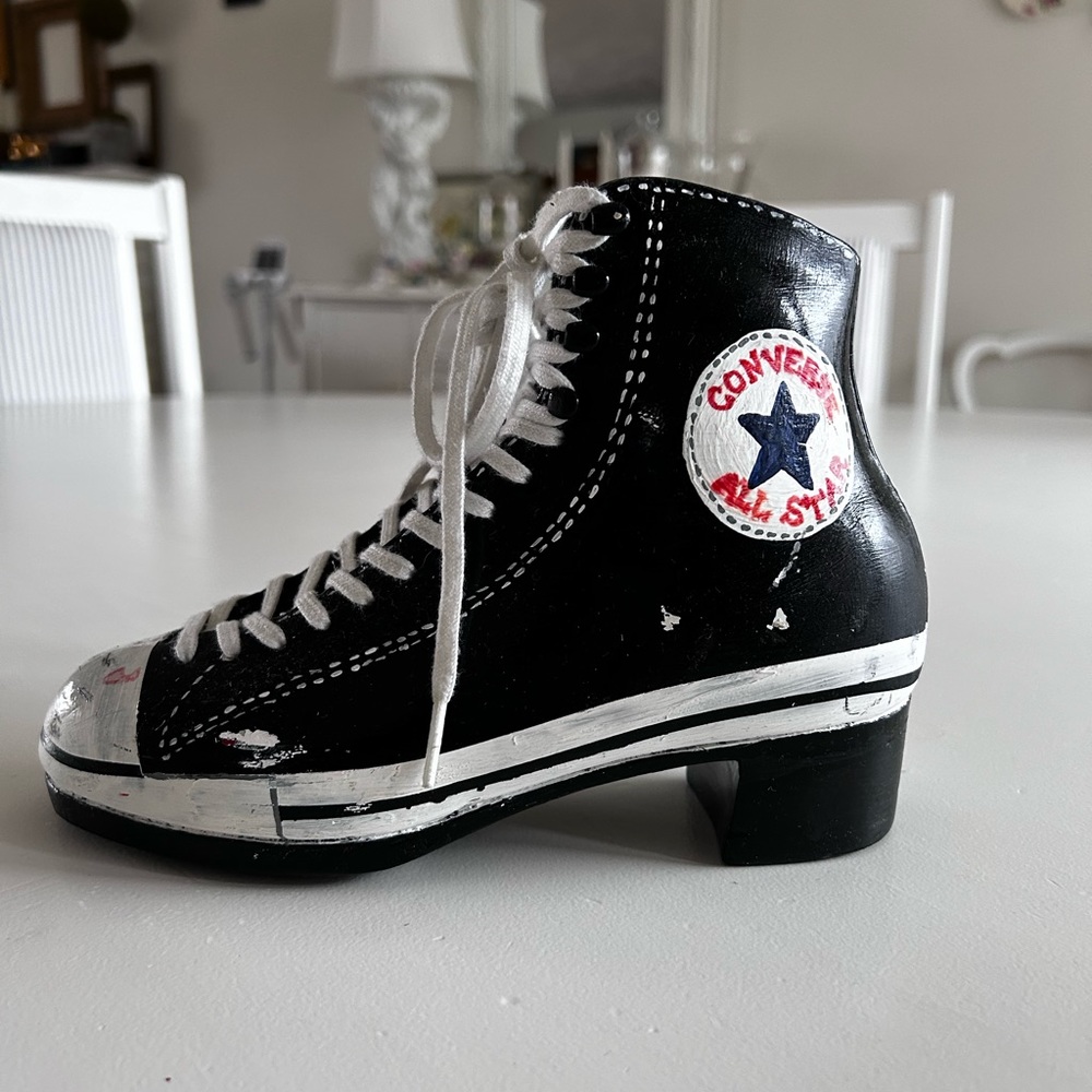 Original handmade John Knebli skate handpainted